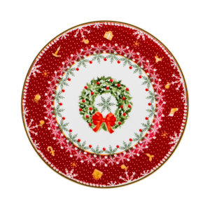 ТАРЕЛКА CHRISTMAS COLLECTION ДИАМЕТР=21 СМ ВЫСОТА=1,6 СМ (КОР=18ШТ.)